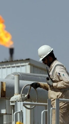 Công nhân làm việc tại một nhà máy lọc dầu. (Nguồn: THX/TTXVN)