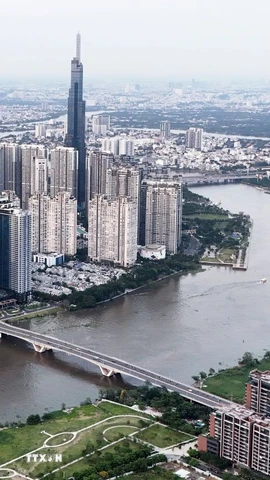 Đẩy mạnh phát triển các đô thị Việt Nam ứng phó với biến đổi khí hậu. (Ảnh: Hồng Đạt/TTXVN)