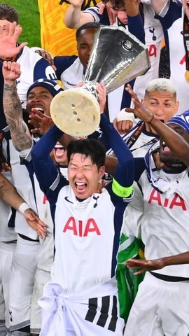 Tottenham giành chức vô địch Europa League. (Nguồn: AP)