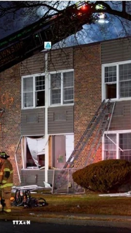 Hiện trường vụ nổ nghiêm trọng xảy ra tại viện dưỡng lão ở Mỹ