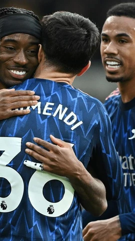 Arsenal tạm bỏ xa nhóm bám đuổi 7 điểm. (Nguồn: Getty Images)