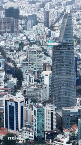 Thành phố Hồ Chí Minh đã sẵn sàng cho vận hội mới. (Ảnh: Hồng Đạt/TTXVN)