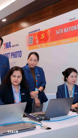 TTXVN - Cơ quan báo chí chủ lực góp phần vào thành công chung Đại hội XIV của Đảng