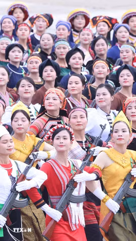 Công tác dân tộc không ngừng được hoàn thiện cả về tư duy và thể chế. (Ảnh: Thống Nhất/TTXVN)