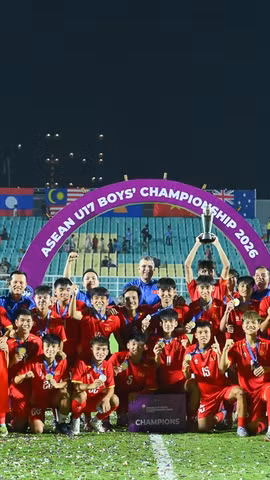 U17 Việt Nam quyết giành vé dự World Cup sau chức vô địch Đông Nam Á. (Nguồn: VFF)