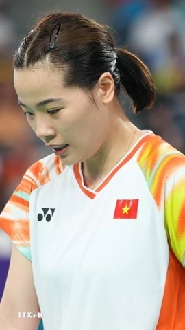 Nguyễn Thùy Linh chỉ giành được vị trí á quân Canada Open 2025. (Ảnh: Hoàng Linh/TTXVN)