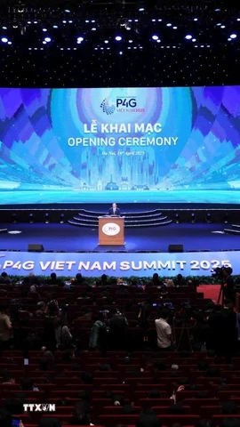 Thủ tướng Lào Sonexay Siphandone phát biểu tại phiên khai mạc Hội nghị thượng đỉnh Diễn đàn Đối tác vì Tăng trưởng xanh và Mục tiêu toàn cầu lần thứ tư. (Ảnh: An Đăng/TTXVN)