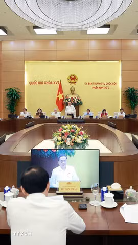 Phiên họp thứ 3 của Ủy ban Thường vụ Quốc hội diễn ra ngày 10/6