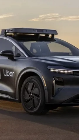 Uber đầu tư 300 triệu USD vào dự án xe robot taxi. (Nguồn: Lucid)