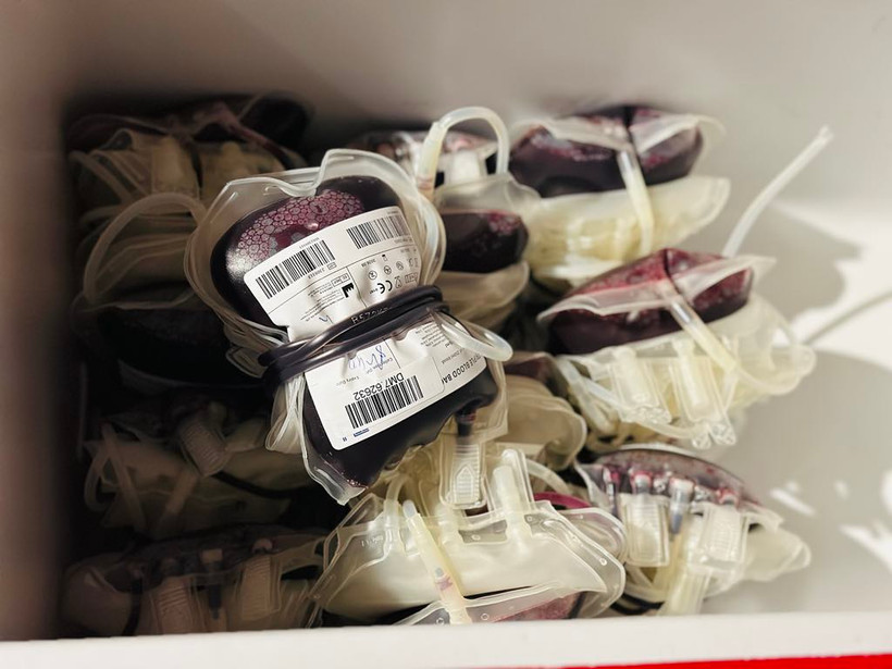 Hiện nay, nhu cầu máu nhóm O vẫn rất cao so với các nhóm khác. (Ảnh: T.G/Vietnam+)