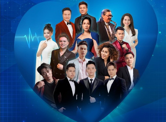 Các nghệ sĩ tham gia chương trình giao lưu nghệ thuật "Thầy tôi". 