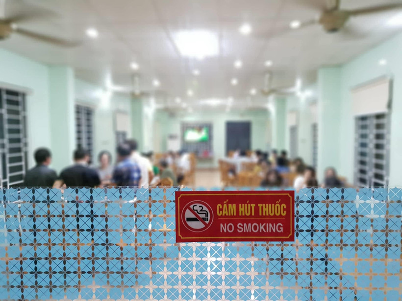 Cuộc thi nhằm đẩy mạnh việc tuyên truyền về Luật phòng chóng tác hại của thuốc lá. (Ảnh: PV/Vietnam+)