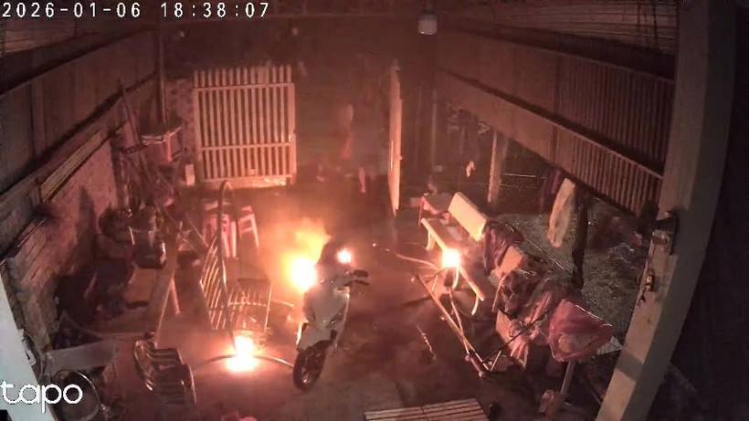 Hiện trường vụ cháy. (Ảnh: CA Thành phố Hồ Chí Minh cung cấp)