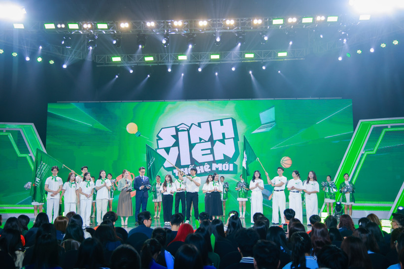 Chung kết sinh viên thế hệ mới 2025 vừa phát sóng trên VTV3. (Ảnh: PV/Vietnam+)