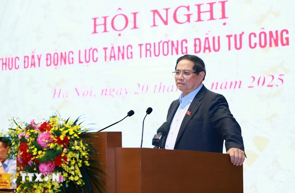 Thủ tướng: Xây dựng cơ sở dữ liệu đo lường việc thực hiện giải ngân đầu tư công | Vietnam+ (VietnamPlus)