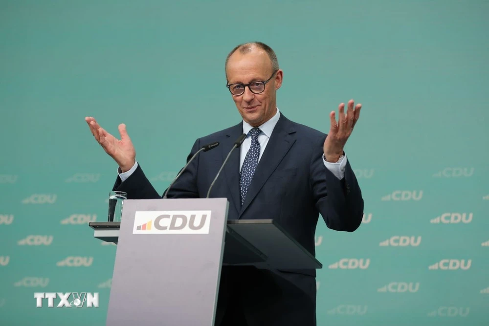 Thủ tướng Đức Friedrich Merz cam kết thúc đẩy tăng trưởng | Vietnam+ (VietnamPlus) Thủ tướng Đức Friedrich Merz cam kết thúc đẩy tăng trưởng | Vietnam+ (VietnamPlus)