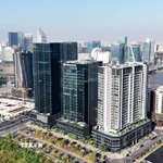 Trung tâm Tài chính quốc tế tại Thành phố Hồ Chí Minh dự kiến hoạt động cuối năm nay. (Ảnh: Hồng Đạt/TTXVN)