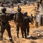 Binh sỹ Israel được triển khai tại Dải Gaza. (Ảnh: THX/TTXVN)