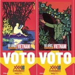 Phiếu bầu cử Đại hội Đảng Cộng sản Uruguay. (Ảnh: Diệu Hương/TTXVN)