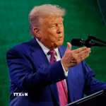 Tổng thống Mỹ Donald Trump. (Ảnh: ANI/TTXVN)