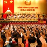 Đại hội đại biểu toàn quốc Đảng Cộng sản Việt Nam lần thứ X. (Ảnh: TTXVN)