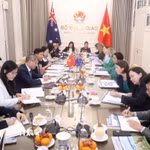 Đối thoại Quan chức cấp cao Việt Nam-Australia lần thứ hai. (Ảnh: TTXVN phát)