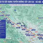 Tổng quan dự án đường sắt Lào Cai-Hà Nội-Hải Phòng. (Ảnh: Tạ Toàn/TTXVN)