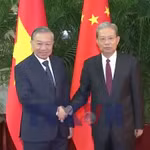 Tổng Bí thư, Chủ tịch nước Tô Lâm hội kiến Ủy viên trưởng Nhân đại toàn quốc Trung Quốc
