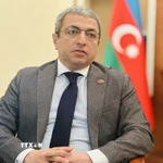 Đại sứ Azerbaijan tại Việt Nam Shovgi Kamal Oglu Mehdizade. (Ảnh: Việt Đức/TTXVN)