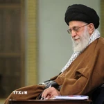 Lãnh tụ tối cao Iran Ali Khamenei. (Ảnh: IRNA/TTXVN)