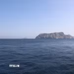 Quang cảnh eo biển Hormuz. (Ảnh: THX/TTXVN)