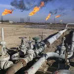 Đường ống dẫn dầu tại tỉnh Kirkuk, Iraq. (Nguồn: AP)