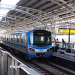 Thành phố Hồ Chí Minh quy hoạch Metro gồm 27 tuyến với hơn 1.000km. (Ảnh: Hồng Đạt/TTXVN)