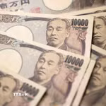 Đồng tiền mệnh giá 10.000 yen của Nhật Bản. (Ảnh: THX/TTXVN)