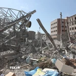 Đống đổ nát sau các cuộc tập kích tại Tehran, Iran ngày 4/3. (Ảnh: THX/TTXVN)