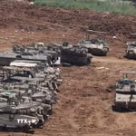 Binh sỹ Israel được triển khai gần biên giới với Liban. (Ảnh: THX/TTXVN phát)