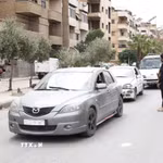 Lực lượng an ninh Syria tuần tra tại Damascus. (Ảnh: THX/TTXVN)