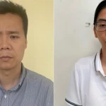 Bị can Nguyễn Năng Mạnh và Phạm Thị Hường. (Ảnh: Công an cung cấp)