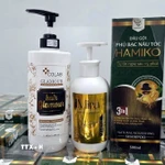 Sản phẩm mỹ phẩm giả do cơ sở của Vũ Thị Thu Hà sản xuất. (Ảnh: TTXVN phát)