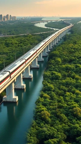 Tuyến đường sắt tốc độ cao Bến Thành - Cần Giờ sẽ biến mô hình “sống Cần Giờ - làm việc trung tâm” thành hiện thực (Ảnh minh họa: Vinspeed)