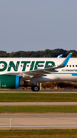 Máy bay Airbus A320neo của hãng hàng không Frontier Airlines. (Ảnh: CC/Wiki)