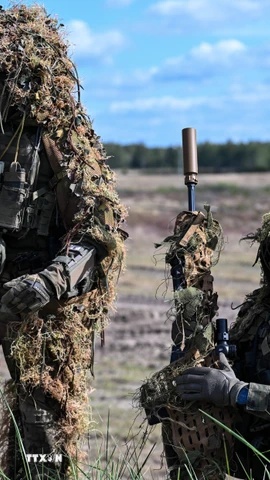 Binh sỹ Ba Lan. (Nguồn: AFP/TTXVN)