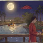 Hình ảnh thơ mộng do AI tạo ra trong MV "Thương câu dân ca."