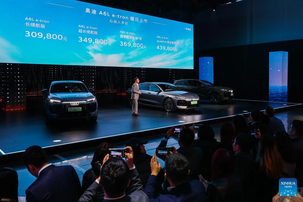 Audi ra mắt sedan điện hạng sang A6L e-tron tại thị trường Trung Quốc