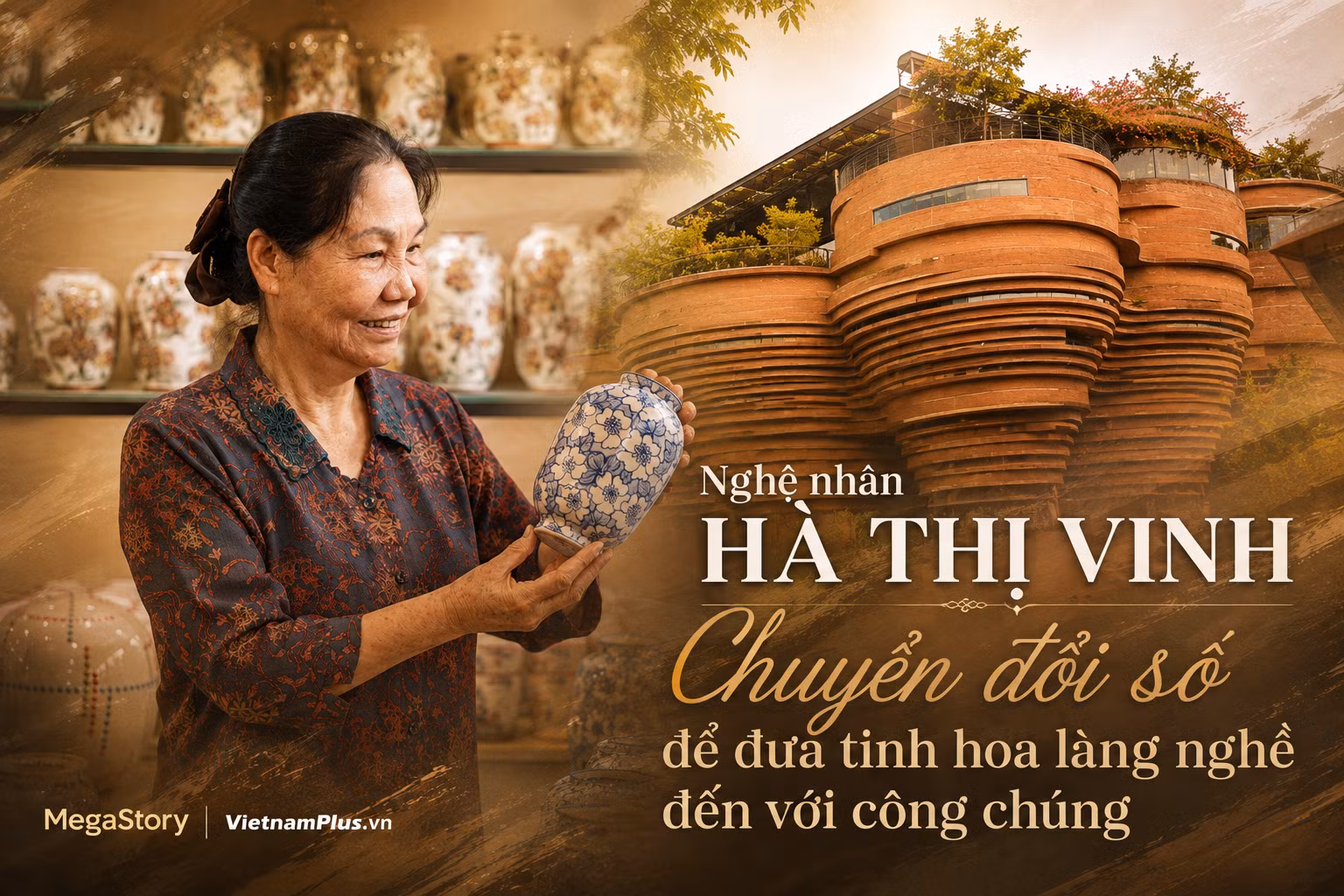 Nghệ nhân Hà Thị Vinh: Chuyển đổi số để đưa tinh hoa làng nghề đến công chúng