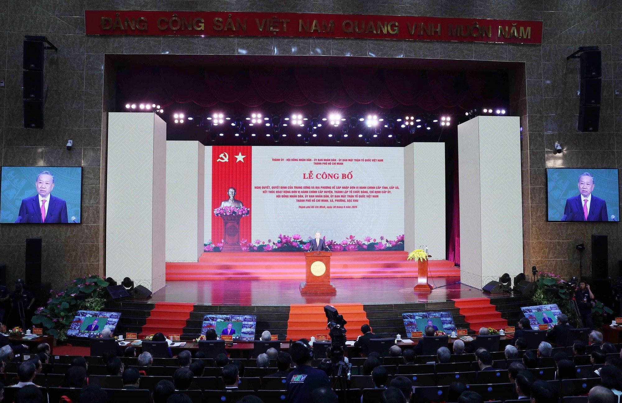 Tổng Bí thư Tô Lâm phát biểu chỉ đạo. (Ảnh: Thống Nhất/TTXVN)