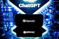 Biểu tượng của OpenAI và ChatGPT. (Ảnh: AFP/TTXVN)