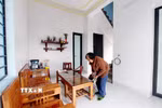 Ngôi nhà mới của bà Vũ Thị Nữ, thân nhân liệt sỹ ở xã Hiệp Hòa giúp bà yên tâm để thờ phụng. (Ảnh: Thanh Vân/TTXVN)