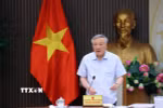 Phó Thủ tướng Thường trực Nguyễn Hòa Bình phát biểu. (Ảnh: Phạm Kiên/TTXVN)