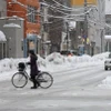 Từ hồi đầu năm 2025 đến nay, giới chức Nhật Bản đã nhiều lần đưa ra cảnh báo về việc tuyết rơi dày gây gián đoạn giao thông ở nhiều vùng. (Nguồn: Kyodo/TTXVN)